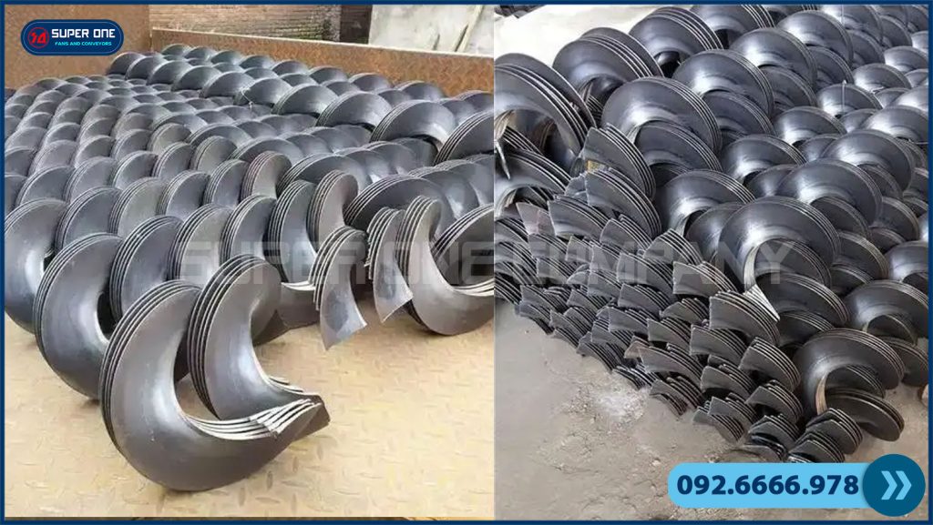 Cánh vít tải Ninh Bình bền chắc, phù hợp nhiều hệ thống