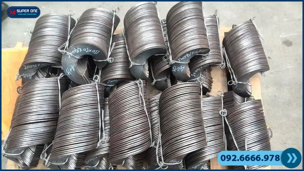Cánh vít tải Kon Tum cho hệ thống tải cà phê, hạt tiêu | Super One